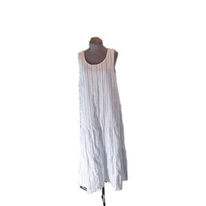 J. Jill Size M Tank Maxi Summer Linen Dress